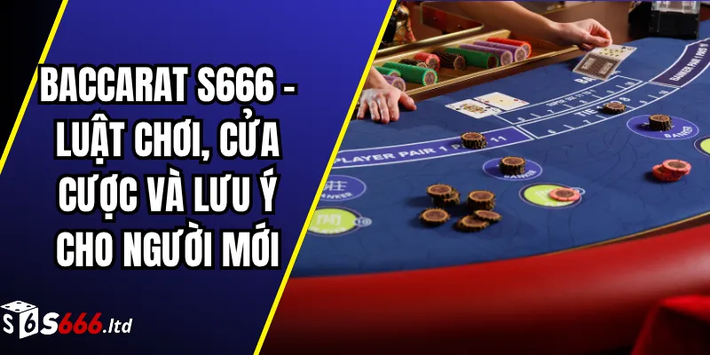 Baccarat S666 – Luật Chơi, Cửa Cược Và Lưu Ý Cho Người Mới