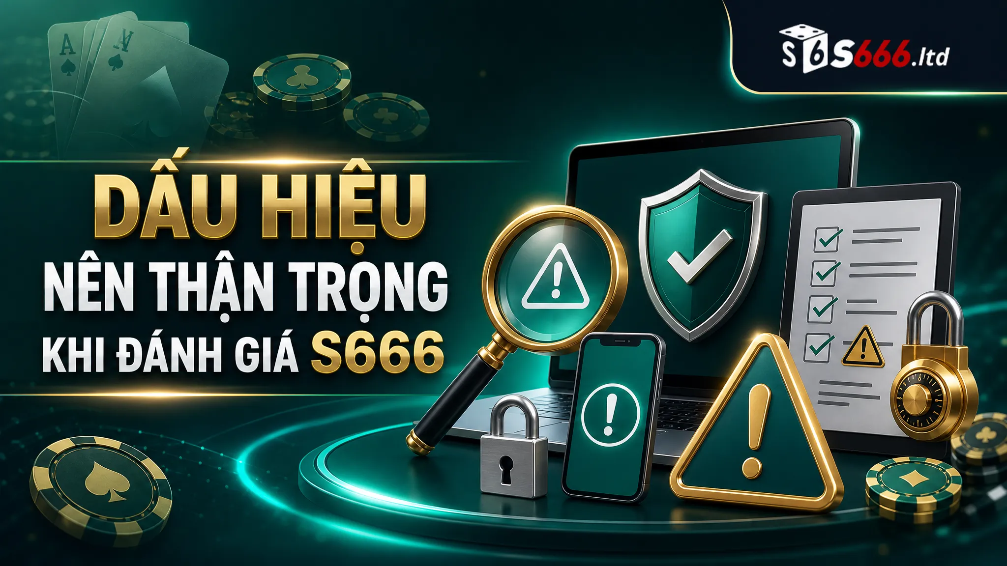 Dấu hiệu nên thận trọng khi đánh giá S666