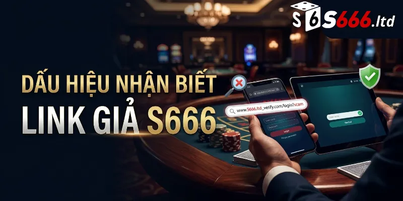Dấu hiệu nhận biết link giả S666
