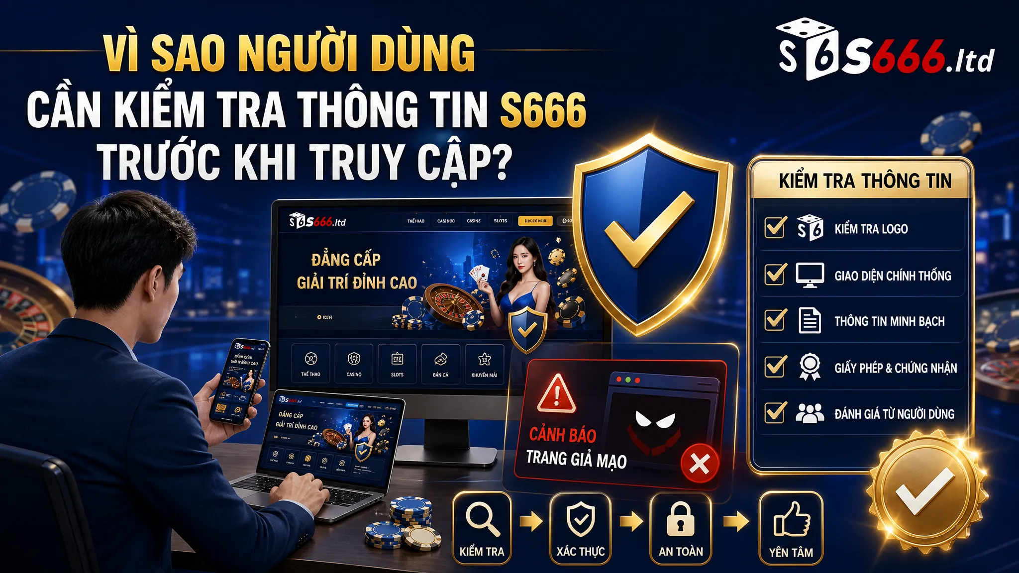 Vì sao người dùng cần kiểm tra thông tin S666 trước khi truy cập?